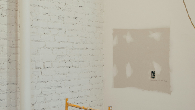 Abstract purple artwork